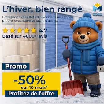 Montreal mini Storage - Saint Leonard Promotion