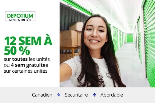 Depotium Mini Entrepôt - Montreal North Promotion
